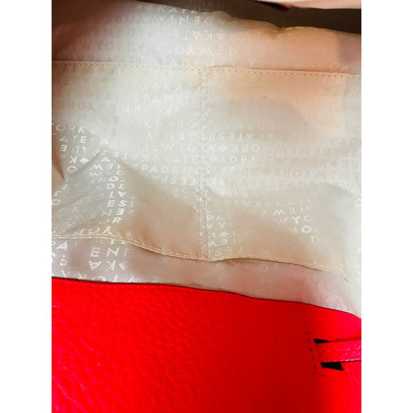 Fire 🔥 Kate Spade Tote Bag Hot Pink Tassle Beautiful VGC W Dustie - Picture 5 of 16